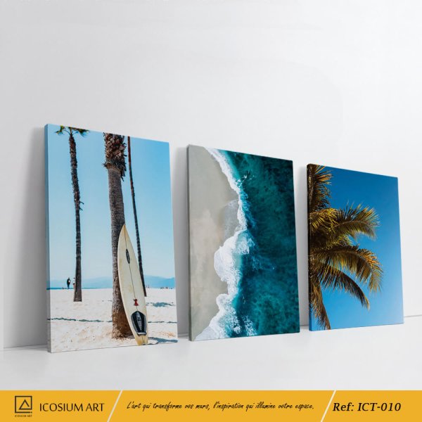 Évasion Océanique 🌊 | Triptyque Murale d’Exception