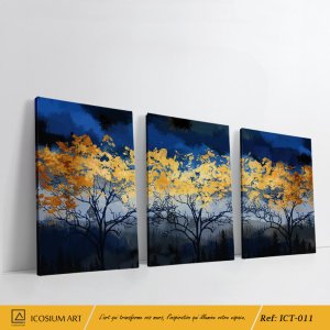 Triptyque Nature Dorée ✨ | Élégance & Sérénité