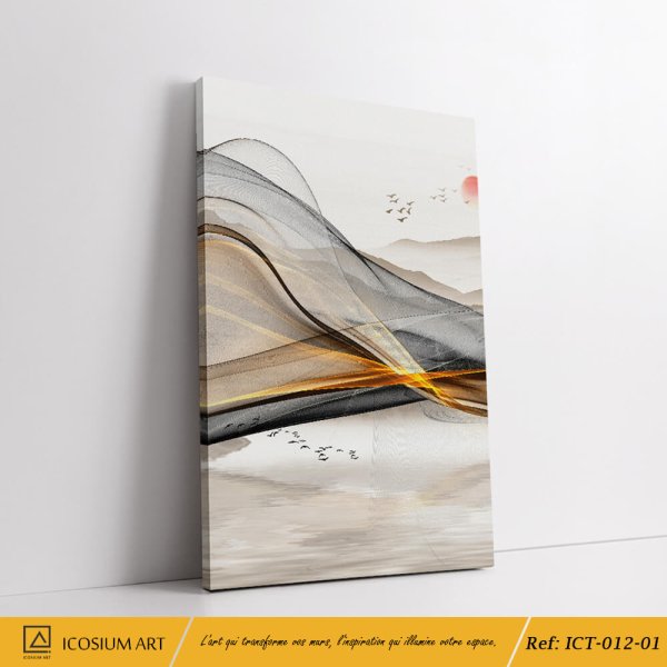 Triptyque Zen Japonais 🌄 | Harmonie & Raffinement – Image 3