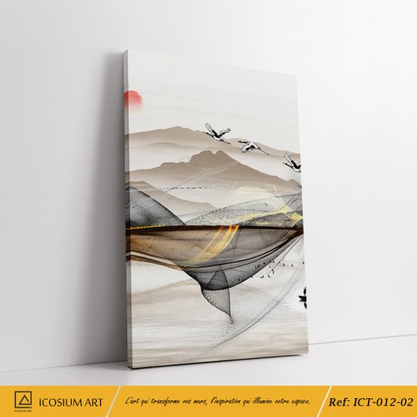 Triptyque Zen Japonais 🌄 | Harmonie & Raffinement – Image 4