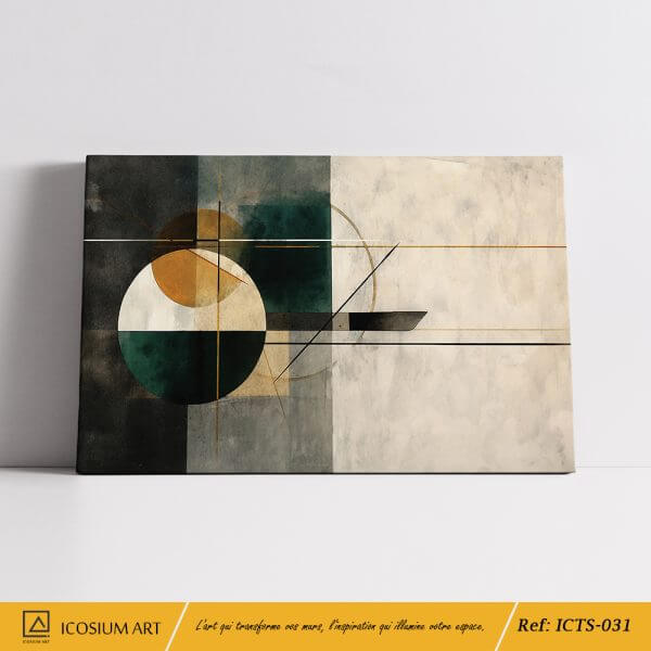 Équilibre Géométrique – Une Composition Abstraite Élégante pour un Intérieur Moderne        4o mini – Image 2