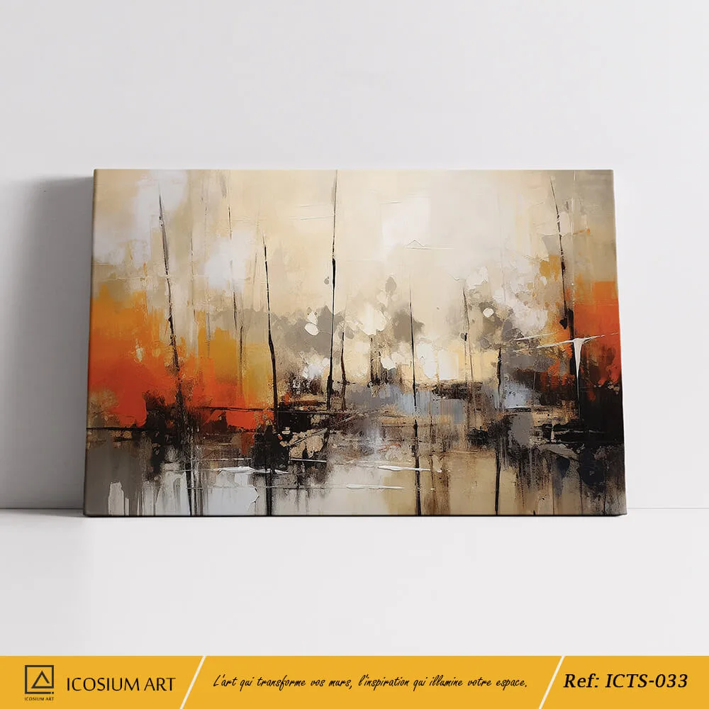 Coucher de Soleil Abstrait – Harmonie de Chaleur et Profondeur – Image 2