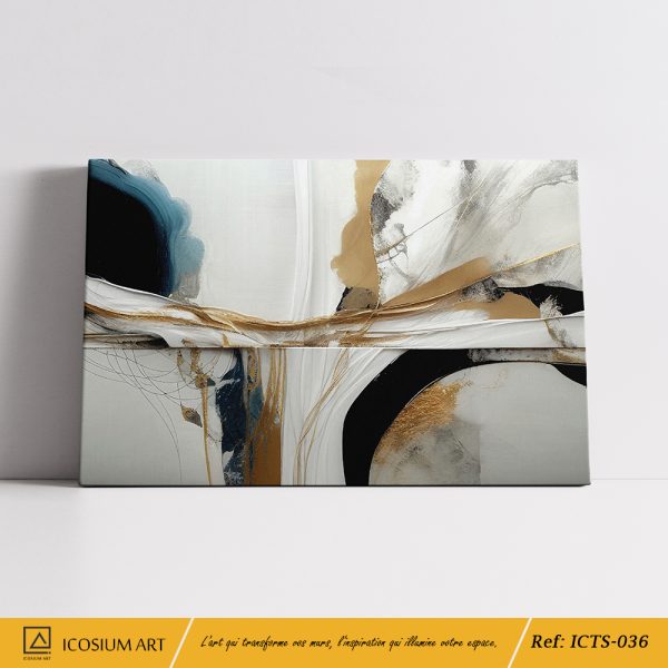 Harmonie Dorée – Élégance et Abstraction – Image 2