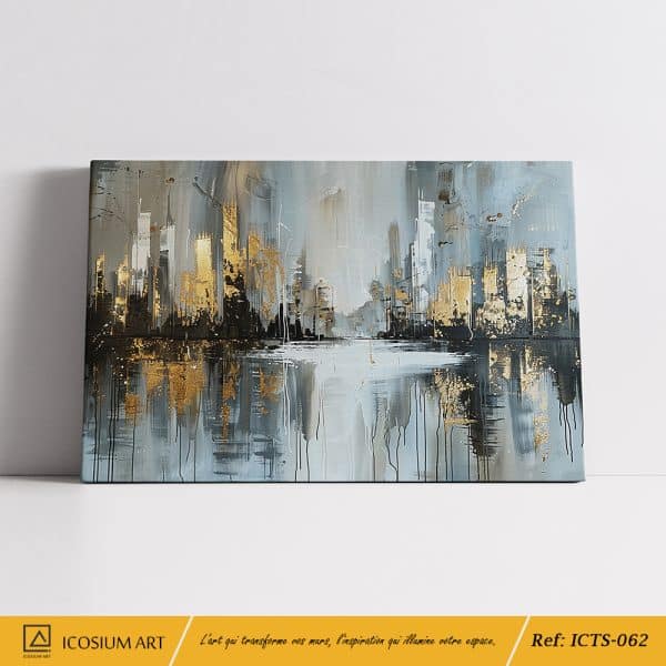 Reflets Urbains – Tableau Moderne et Texturé – Image 2
