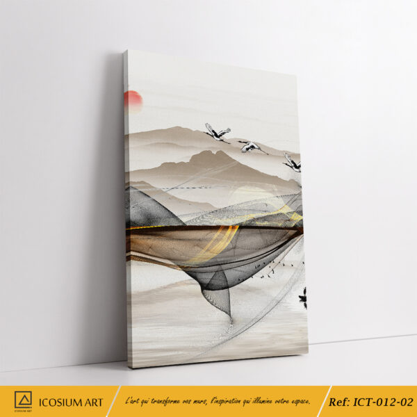 "Triptyque Zen Japonais 🌄 | Harmonie & Raffinement" – Image 3
