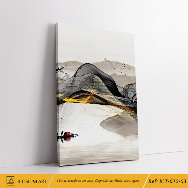 "Triptyque Zen Japonais 🌄 | Harmonie & Raffinement" – Image 4