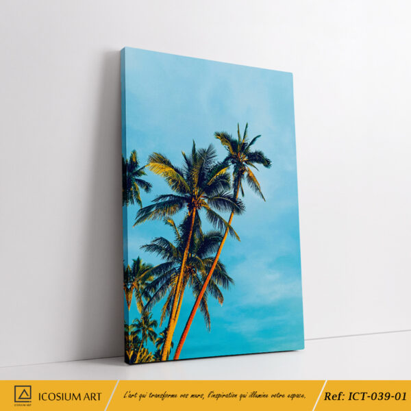 "Triptyque Horizon Bleu – Décoration Murale Marine pour une Évasion Totale" – Image 2