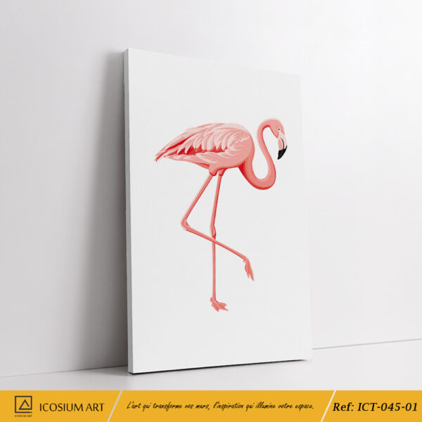 🦩✨ Triptyque Flamingo Élégance – Exotisme et Raffinement 🌿🌸 – Image 2