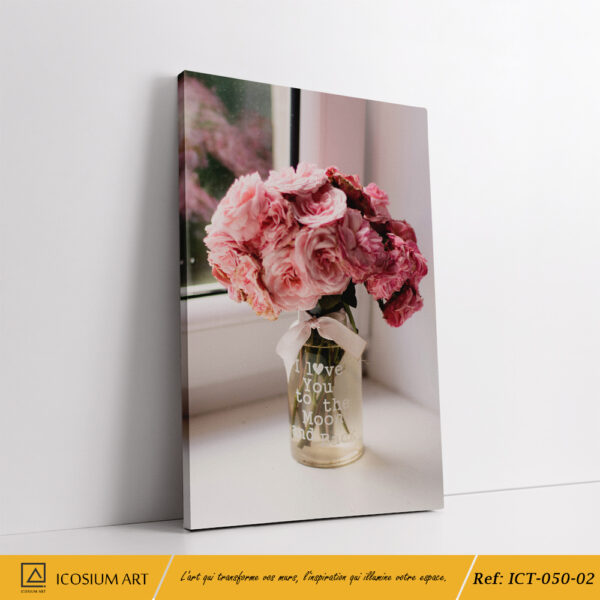 Triptyque Fleurs de Cerisier – Élégance Florale et Douceur Pastel – Image 3