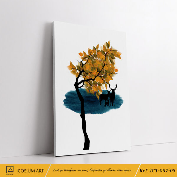 Triptyque Arbres d’Automne – Élégance Naturelle & Ambiance Automnale – Image 4