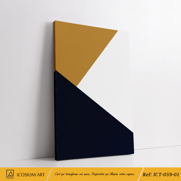 Triptyque Géométrique Nordic – Modernité et Élégance Minimaliste – Image 2