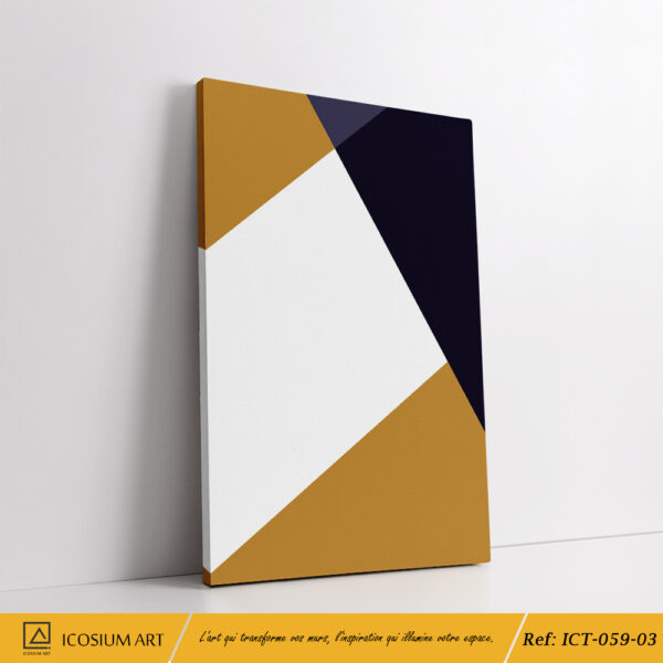 Triptyque Géométrique Nordic – Modernité et Élégance Minimaliste – Image 4