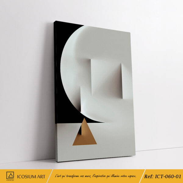 Triptyque Géométrique Minimaliste – Élégance Moderne & Simplicité – Image 2
