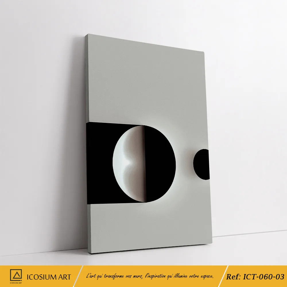 Triptyque Géométrique Minimaliste – Élégance Moderne & Simplicité – Image 4