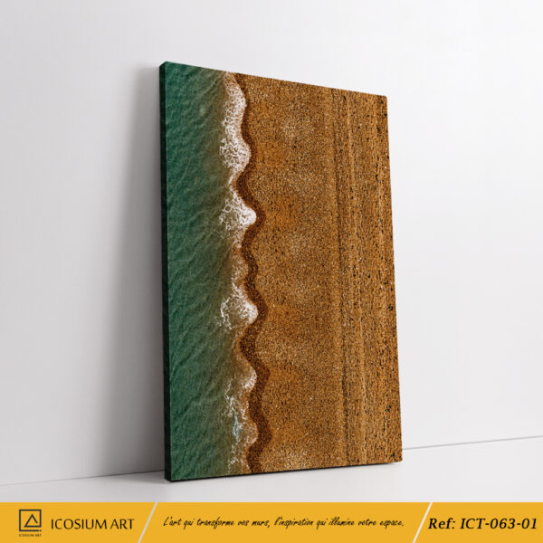 Trio Marin - Sable Doré, Coquillages, Mer Turquoise – Image 2