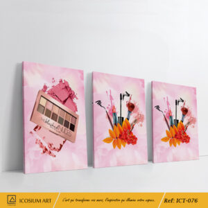 Trio beauté rose - Makeup, palette en vedette, une touche féminine et élégante